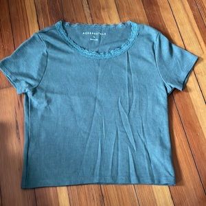 Olive Crop Top